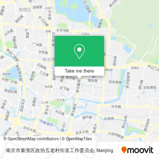 南京市秦淮区政协五老村街道工作委员会 map