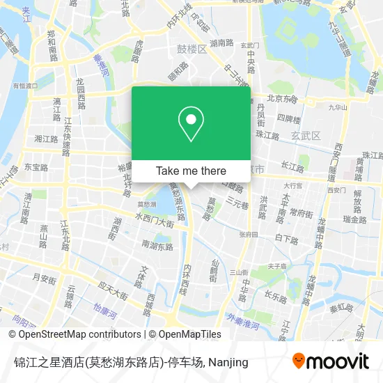 锦江之星酒店(莫愁湖东路店)-停车场 map