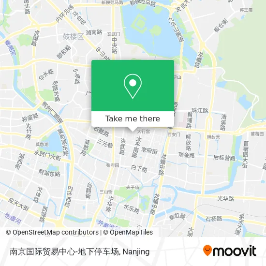 南京国际贸易中心-地下停车场 map