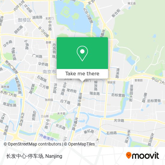 长发中心-停车场 map
