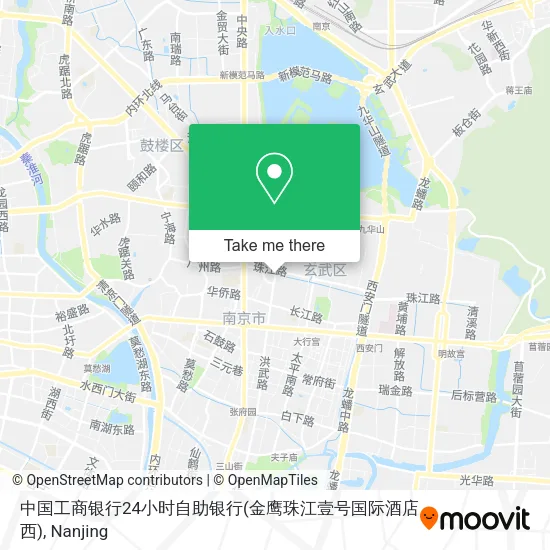 中国工商银行24小时自助银行(金鹰珠江壹号国际酒店西) map