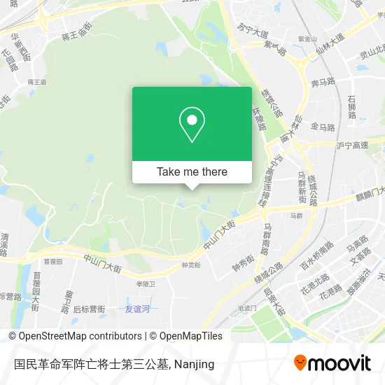国民革命军阵亡将士第三公墓 map