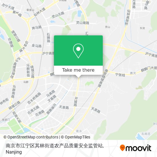 南京市江宁区其林街道农产品质量安全监管站 map