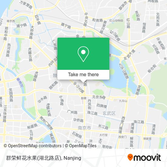 群荣鲜花水果(湖北路店) map