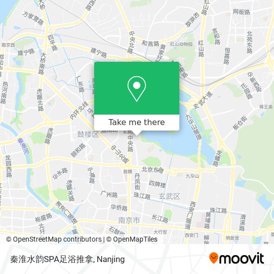秦淮水韵SPA足浴推拿 map
