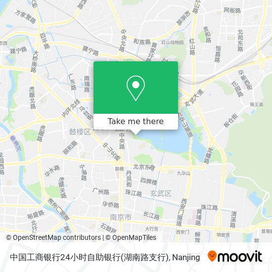 中国工商银行24小时自助银行(湖南路支行) map