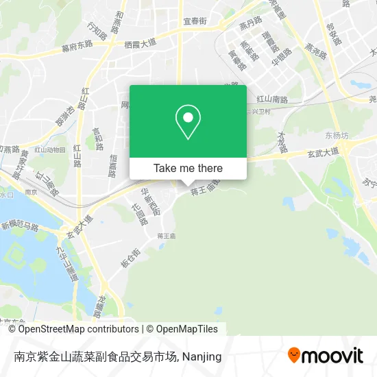 南京紫金山蔬菜副食品交易市场 map