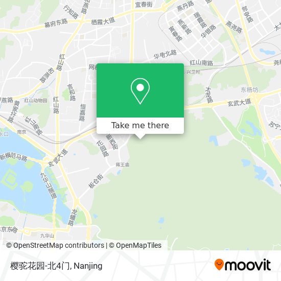 樱驼花园-北4门 map