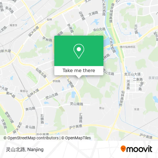 灵山北路 map