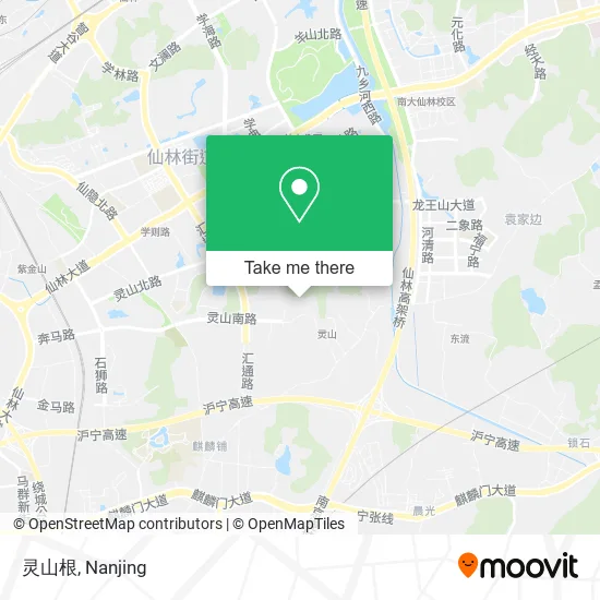 灵山根 map