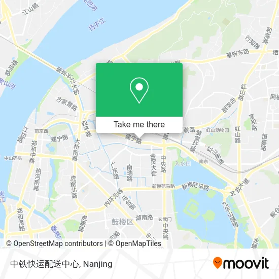 中铁快运配送中心 map