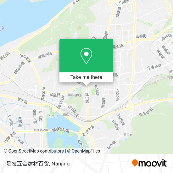 贯发五金建材百货 map