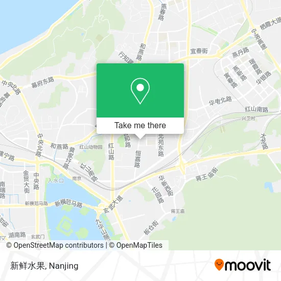 新鲜水果 map