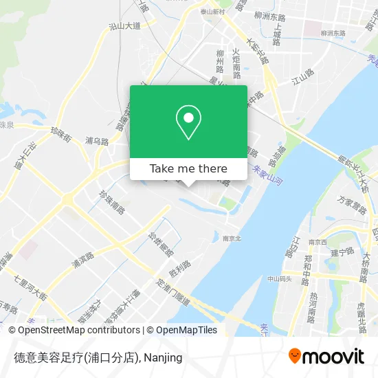 德意美容足疗(浦口分店) map