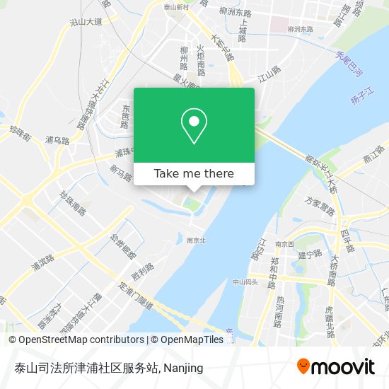 泰山司法所津浦社区服务站 map