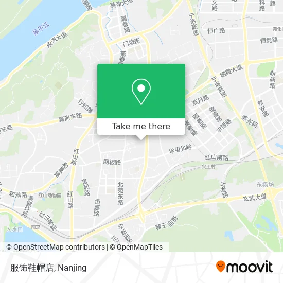服饰鞋帽店 map