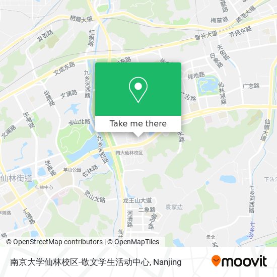 南京大学仙林校区-敬文学生活动中心 map