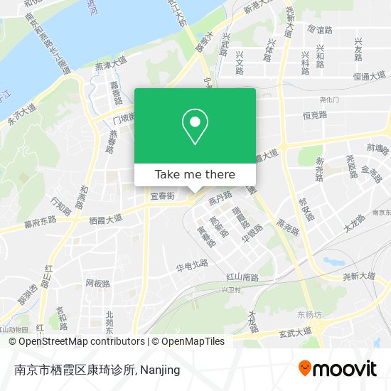 南京市栖霞区康琦诊所 map