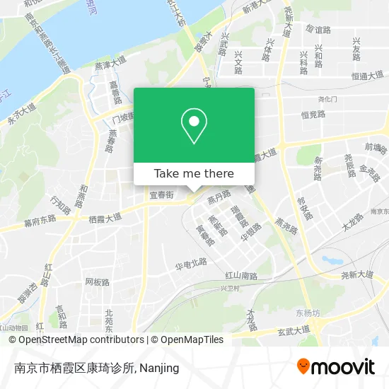 南京市栖霞区康琦诊所 map