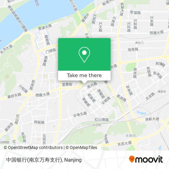 中国银行(南京万寿支行) map