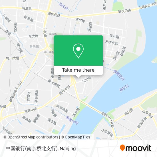 中国银行(南京桥北支行) map