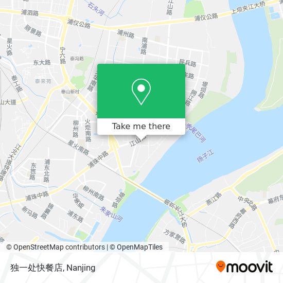 独一处快餐店 map