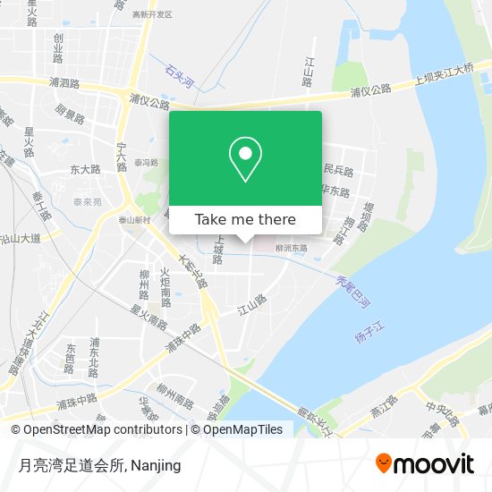月亮湾足道会所 map