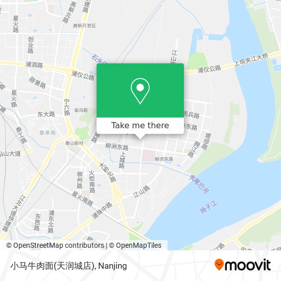 小马牛肉面(天润城店) map