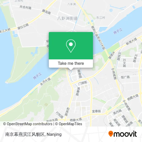 南京幕燕滨江风貌区 map