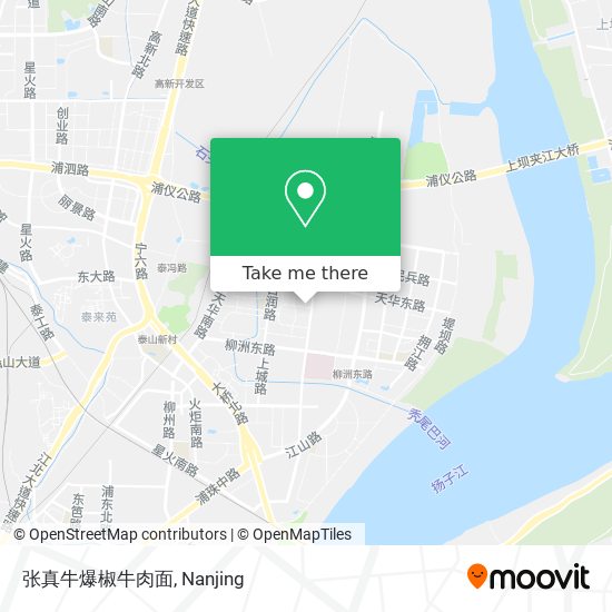 张真牛爆椒牛肉面 map