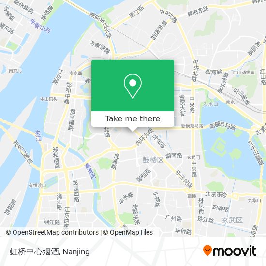 虹桥中心烟酒 map