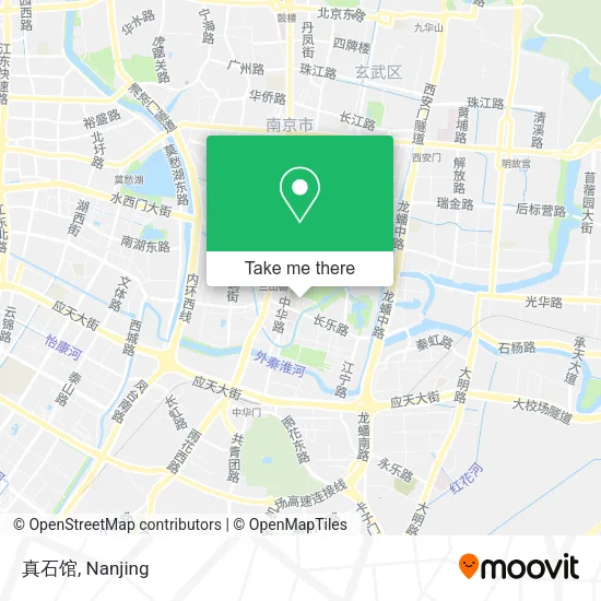 真石馆 map