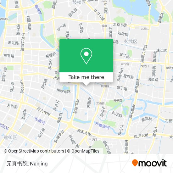 元真书院 map