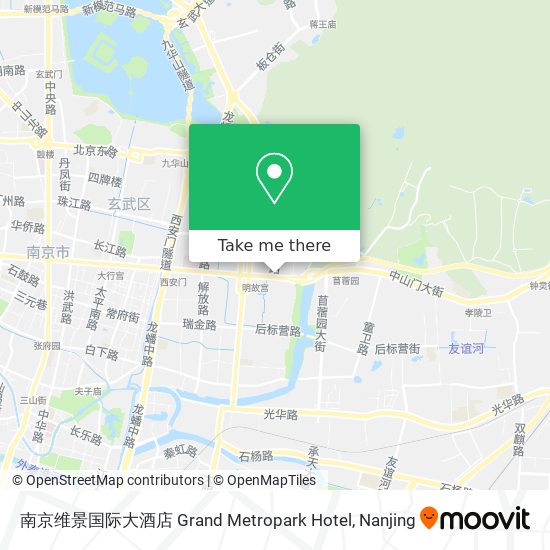 南京维景国际大酒店 Grand Metropark Hotel map