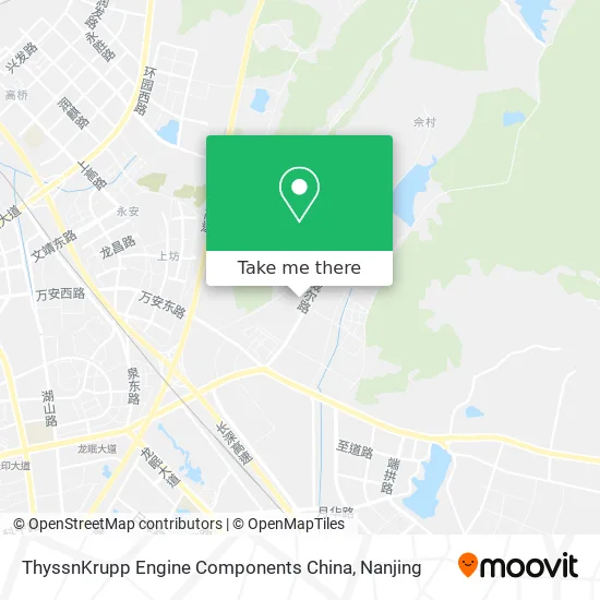 ThyssnKrupp Engine Components China map