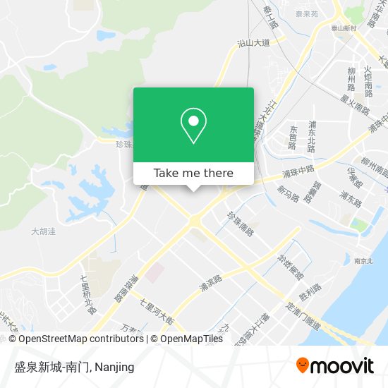 盛泉新城-南门 map