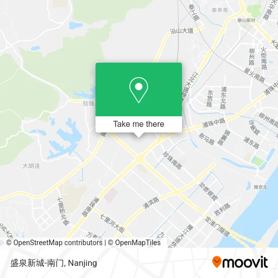 盛泉新城-南门 map