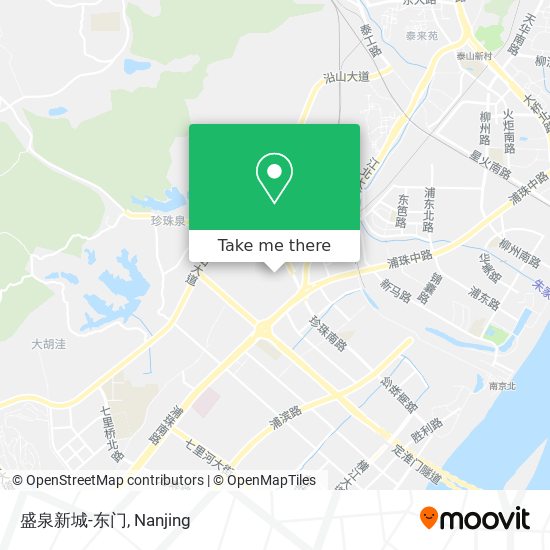 盛泉新城-东门 map
