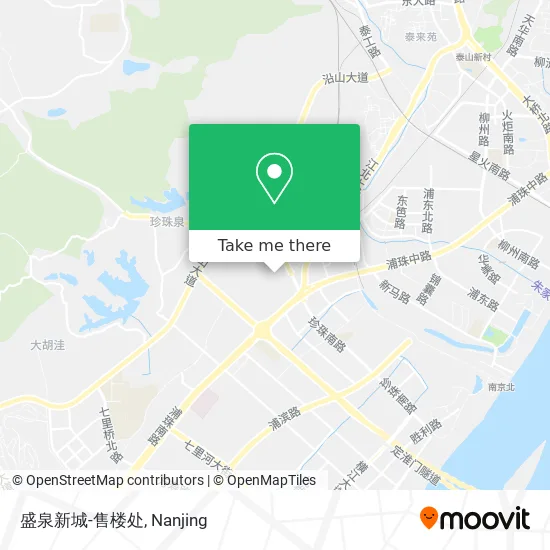 盛泉新城-售楼处 map