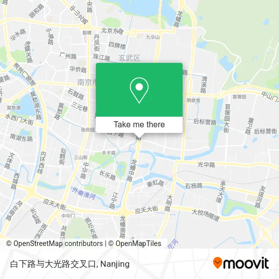 白下路与大光路交叉口 map