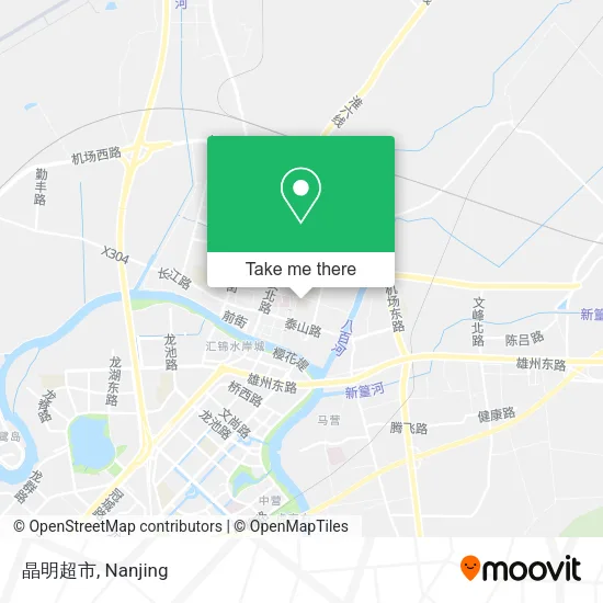 晶明超市 map