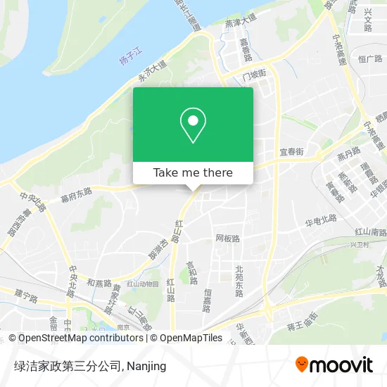绿洁家政第三分公司 map