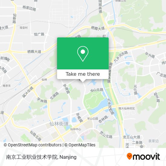 南京工业职业技术学院 map