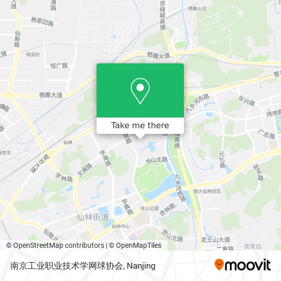 南京工业职业技术学网球协会 map