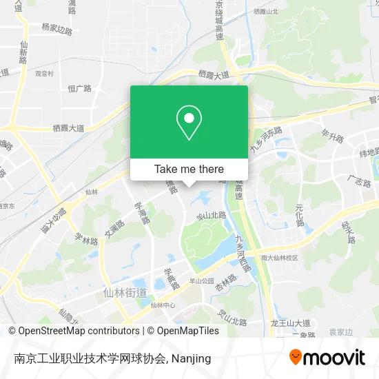 南京工业职业技术学网球协会 map