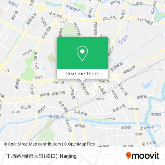 丁墙路/绿都大道(路口) map