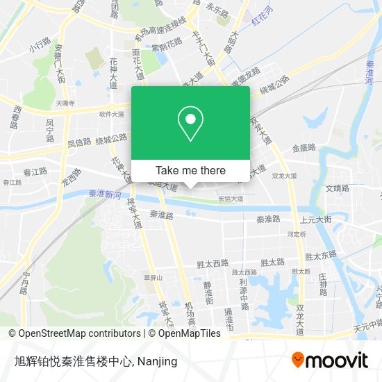 旭辉铂悦秦淮售楼中心 map