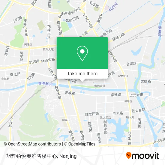 旭辉铂悦秦淮售楼中心 map