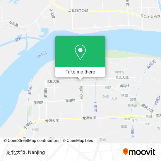 龙北大道 map