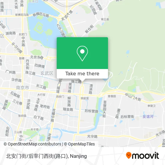 北安门街/后宰门西街(路口) map